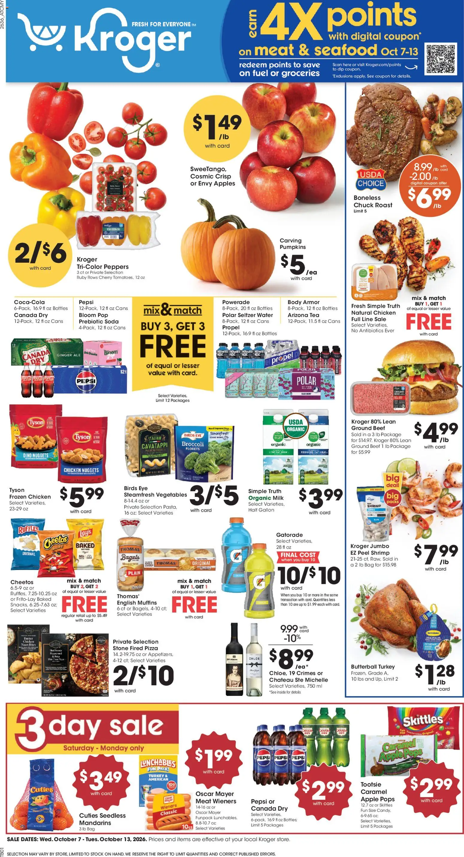 Ad Preview of Kroger Kroger Weekly Ad from 10/07/2026