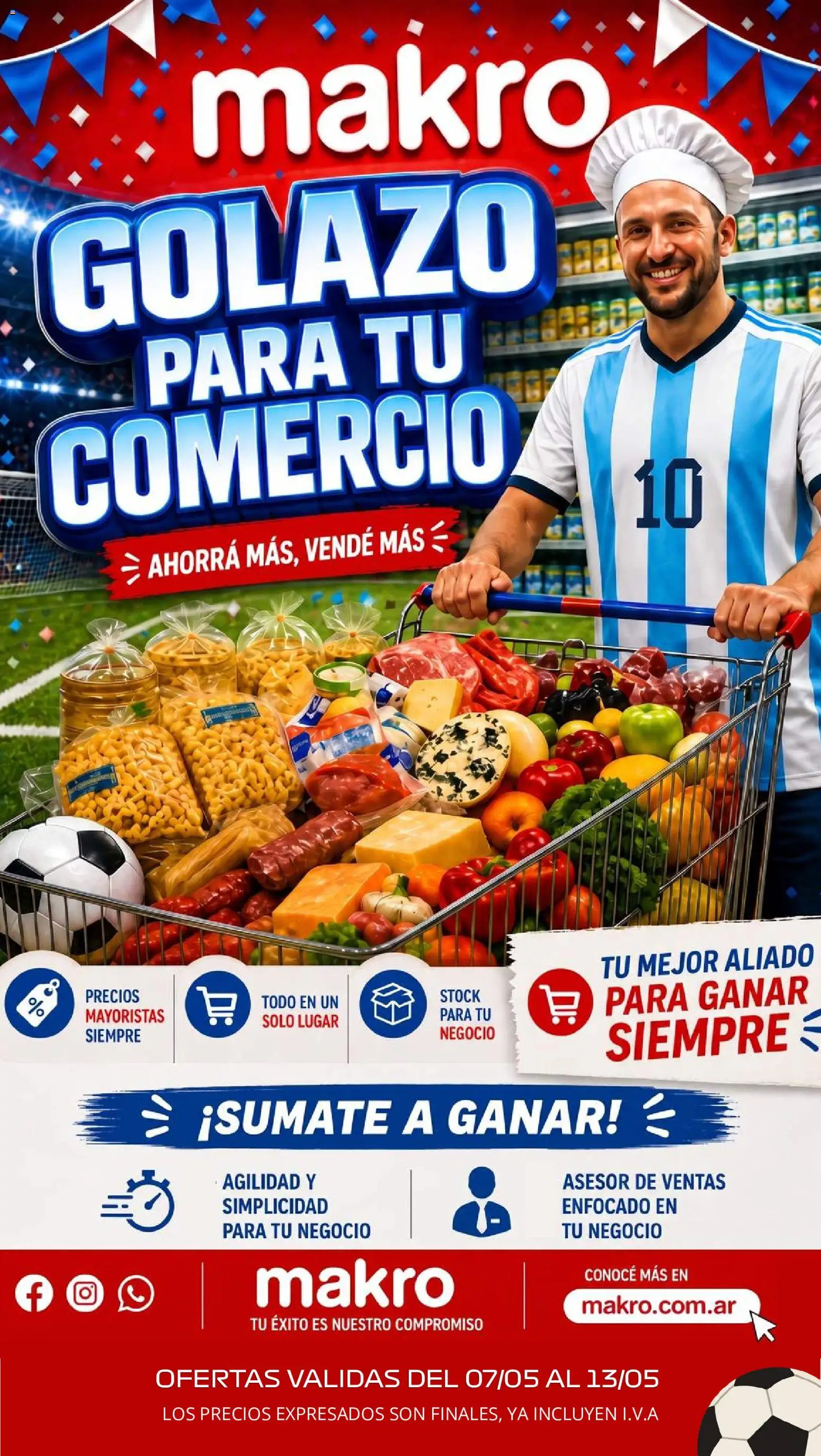 Vista previa del folleto de la tienda Makro válido desde el 07/05/2026 