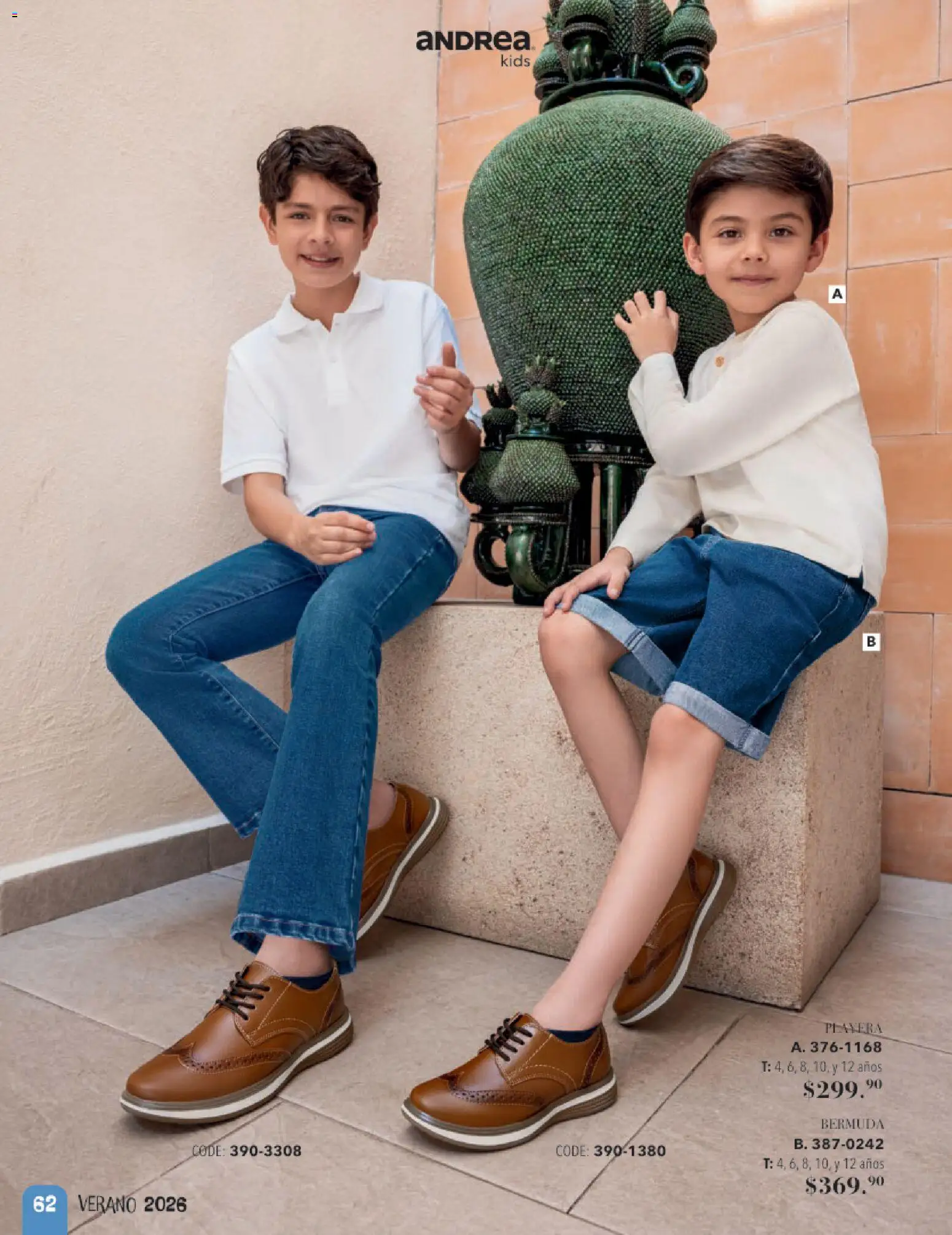 Vista previa las ofertas de la tienda Andrea - Andrea catálogo Infantil desde el 24/05/2026 - Playera, Bermuda