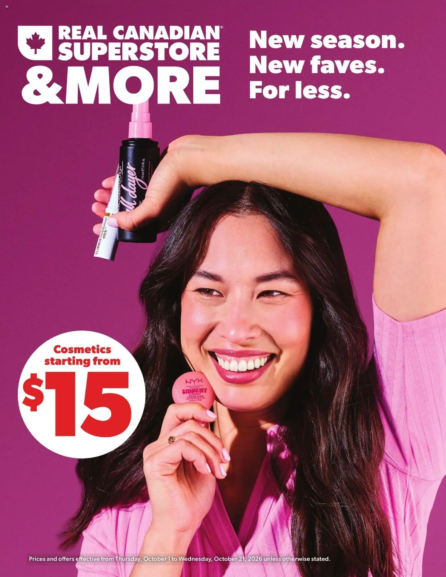 Preview of leaflet Real Canadian Superstore flyer - General Merchandise from shop Real Canadian Superstore is valid from Oct 01, 2026