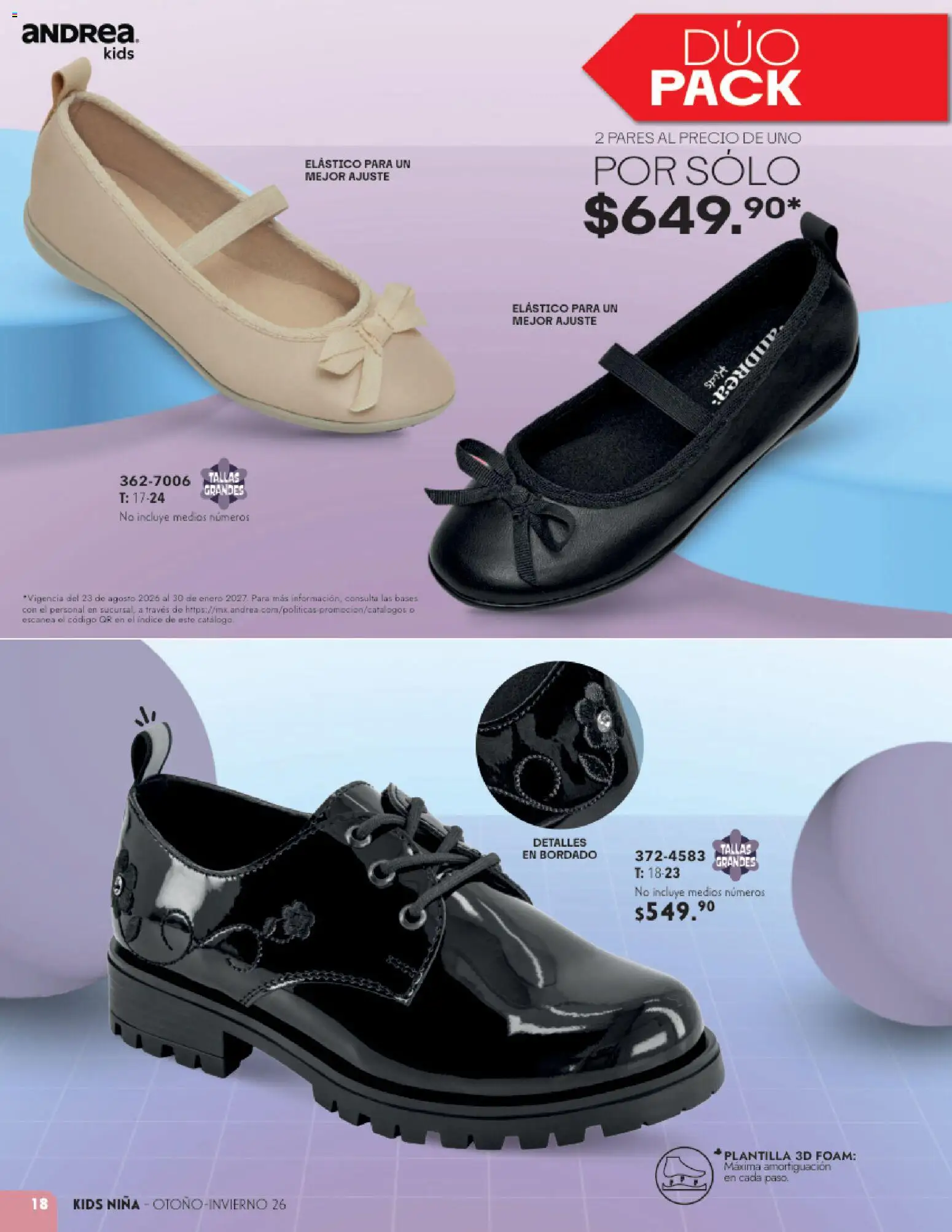 Vista previa las ofertas de la tienda Andrea - Andrea catálogo Infantil desde el 23/08/2026 