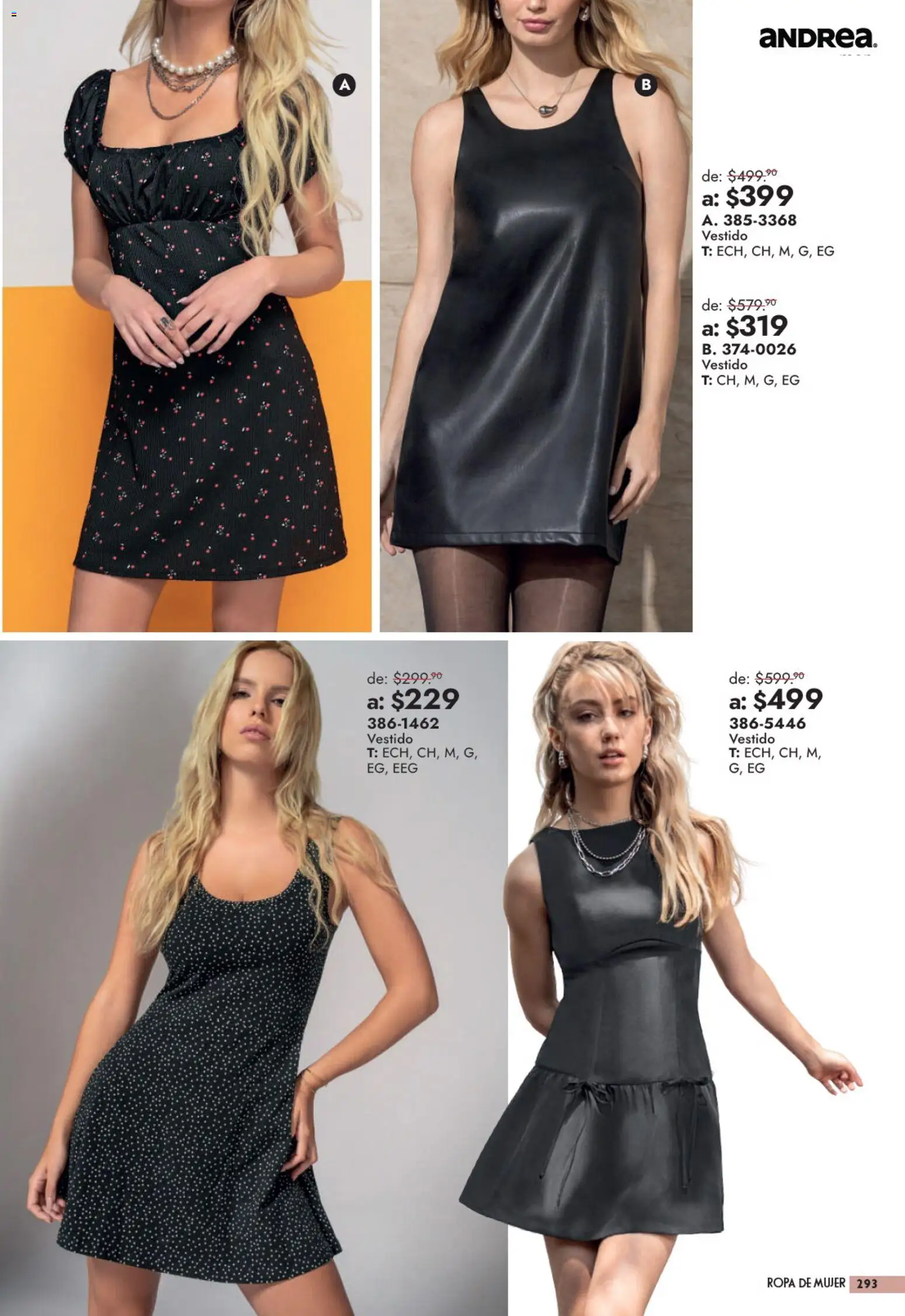 Vista previa las ofertas de la tienda Andrea - Andrea catálogo Outlet desde el 13/09/2026 