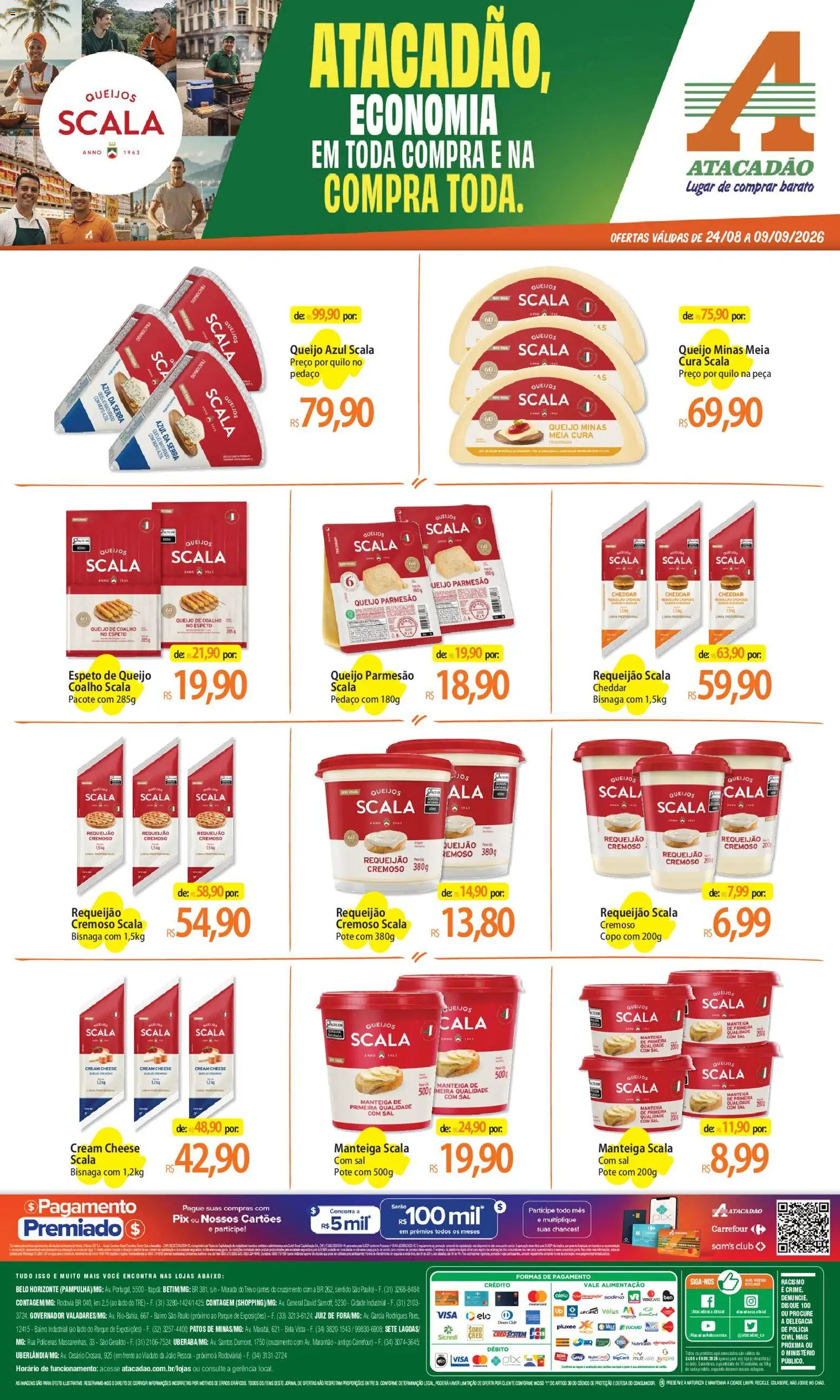 Pré-Visualização do folheto "Atacadão ofertas - MG" da loja Atacadão válido a partir de 24/08/2026