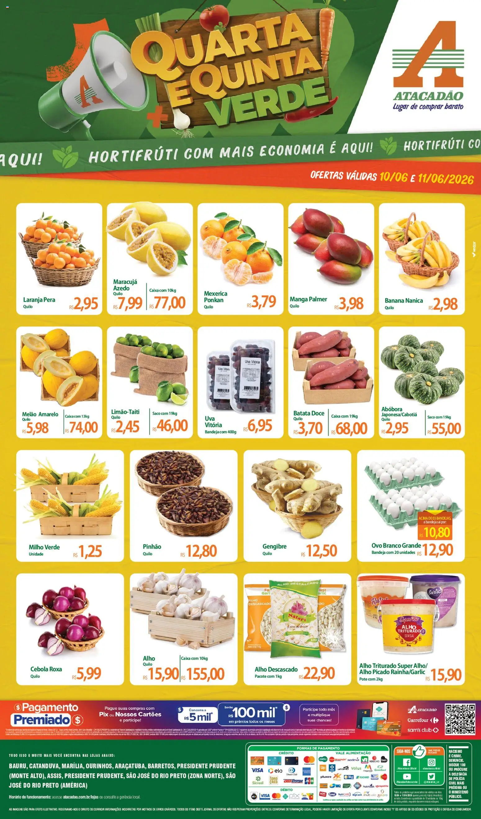 Pré-Visualização do folheto "Atacadão ofertas - SP" da loja Atacadão válido a partir de 10/06/2026
