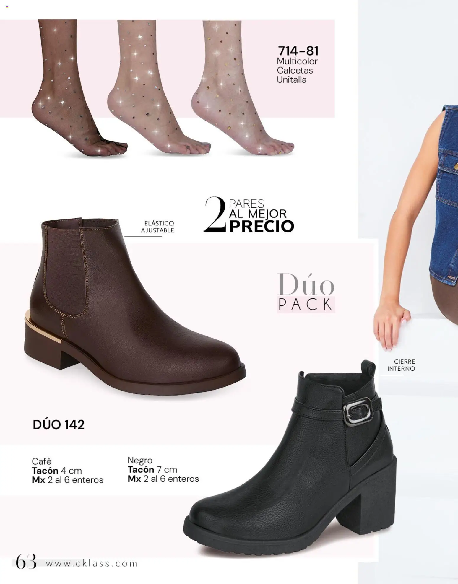 Vista previa las ofertas de la tienda Cklass - Catálogo Handbags desde el 02/01/2026 - Café, Calcetas