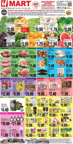 Ad Preview of Hmart Hmart Weekly Ad - ENGLISH/KOREAN - CA from 09/16/2026