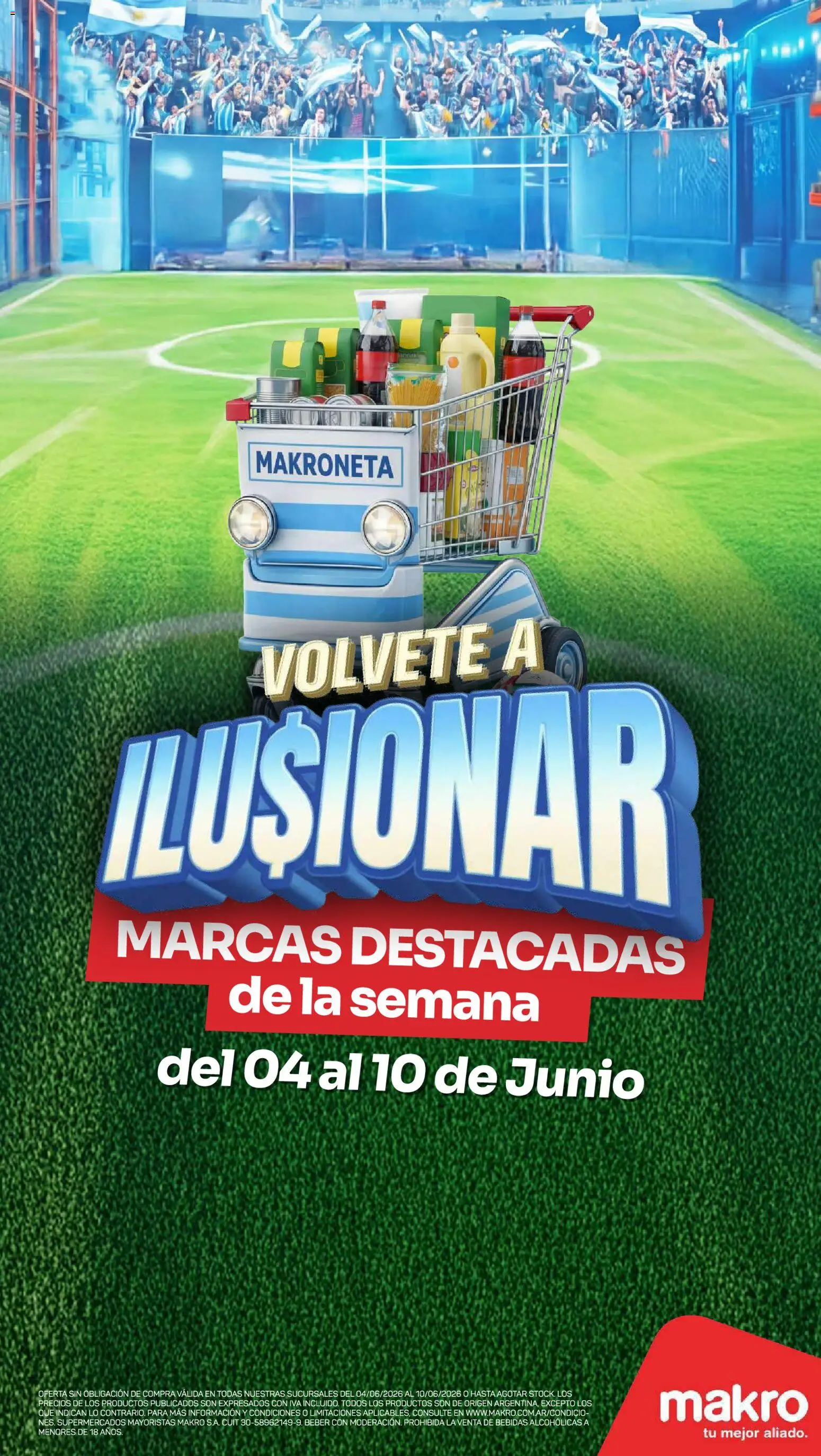 Vista previa del folleto de la tienda Makro válido desde el 04/06/2026 - Bebidas