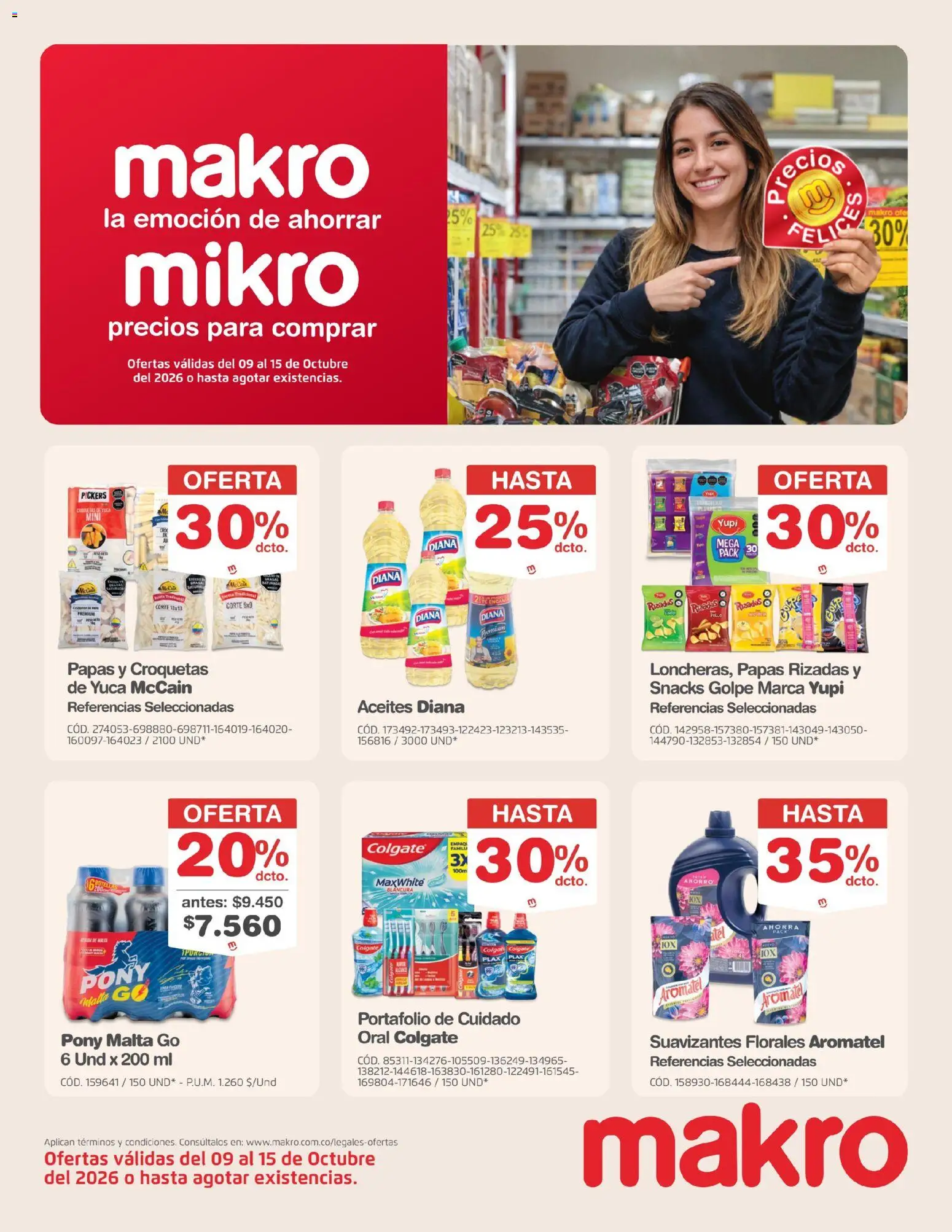  Vista previa del prospecto Makro catálogo del almacen Makro válida del 09/10/2026 al 15/10/2026