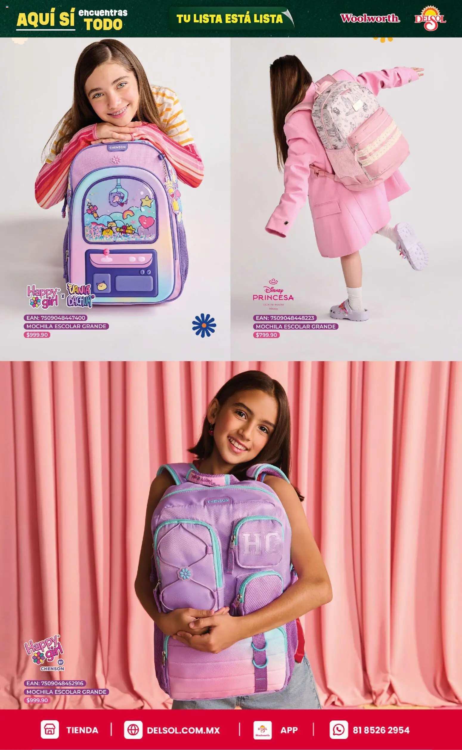 Vista previa las ofertas de la tienda Del Sol y Woolworth - Del Sol y Woolworth catálogo Back To School desde el 25/06/2026 