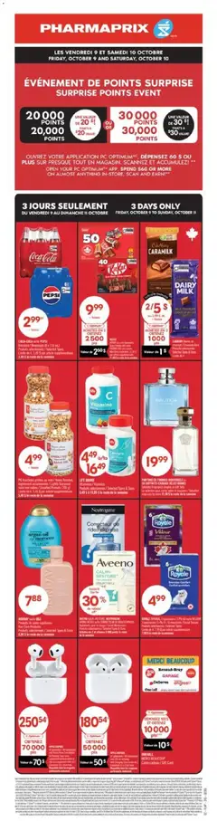 Preview of leaflet Pharmaprix weekly flyer / circulaire from shop Pharmaprix is valid from Oct 09, 2026