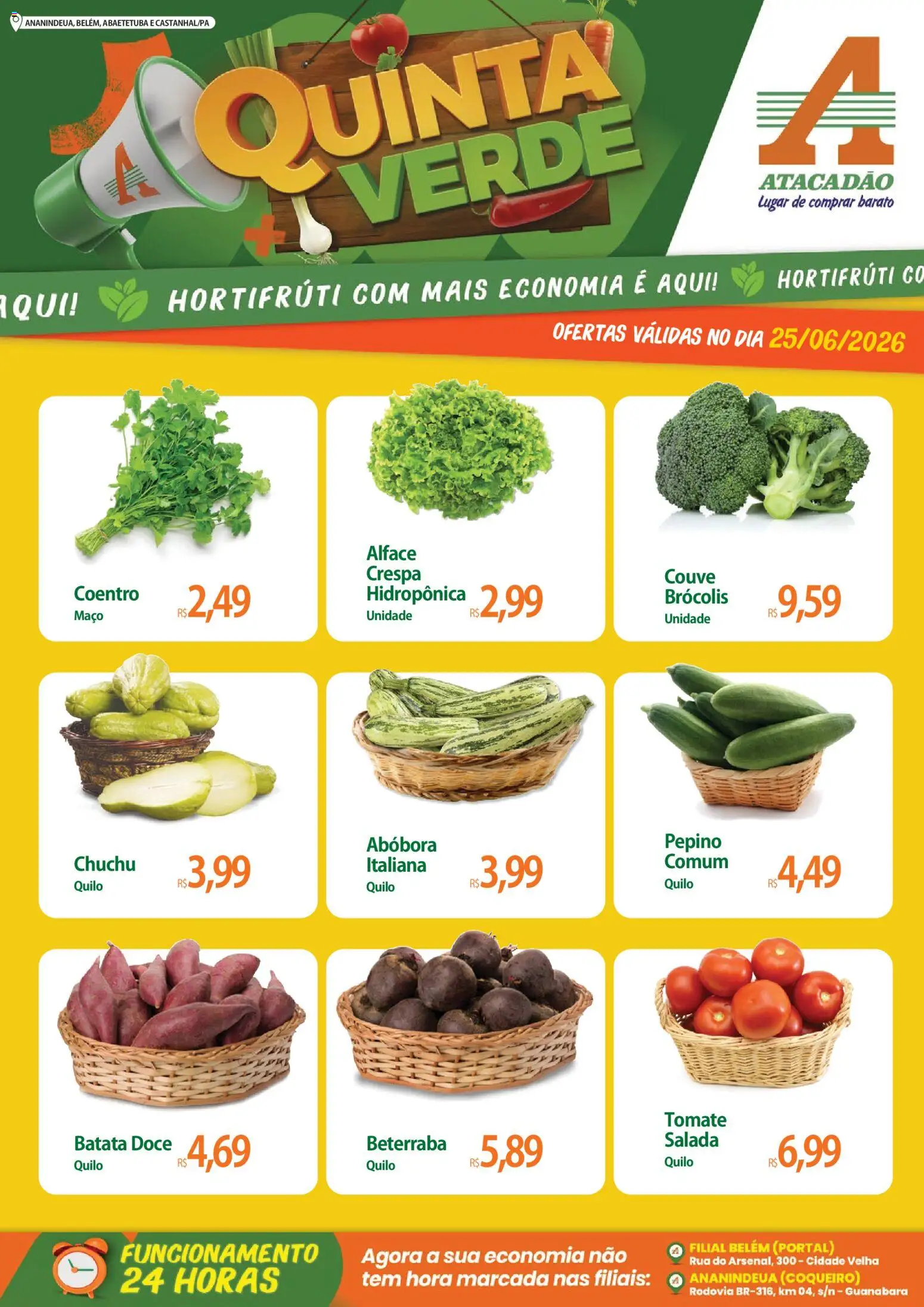 Pré-Visualização do folheto "Atacadão ofertas - PA" da loja Atacadão válido a partir de 25/06/2026