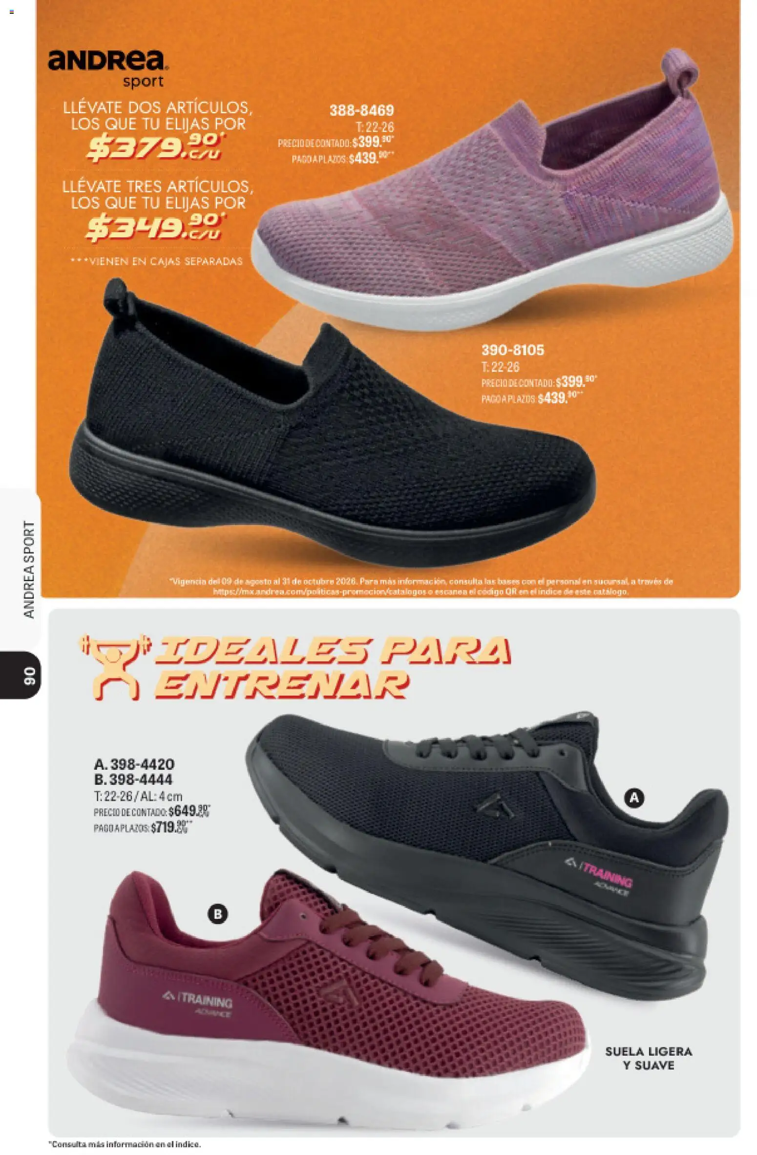 Vista previa las ofertas de la tienda Andrea - Andrea catálogo Deportivo Completo desde el 09/08/2026 