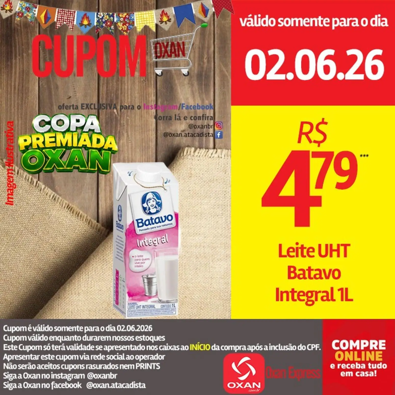 Pré-Visualização do folheto "Oxan Atacadista - Ofertas da semana" da loja Oxan Atacadista válido a partir de 02/06/2026