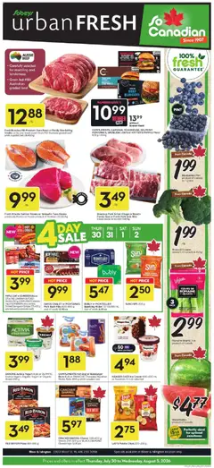 Preview of leaflet Sobeys weekly flyer / circulaire from shop Sobeys is valid from Jul 30, 2026
