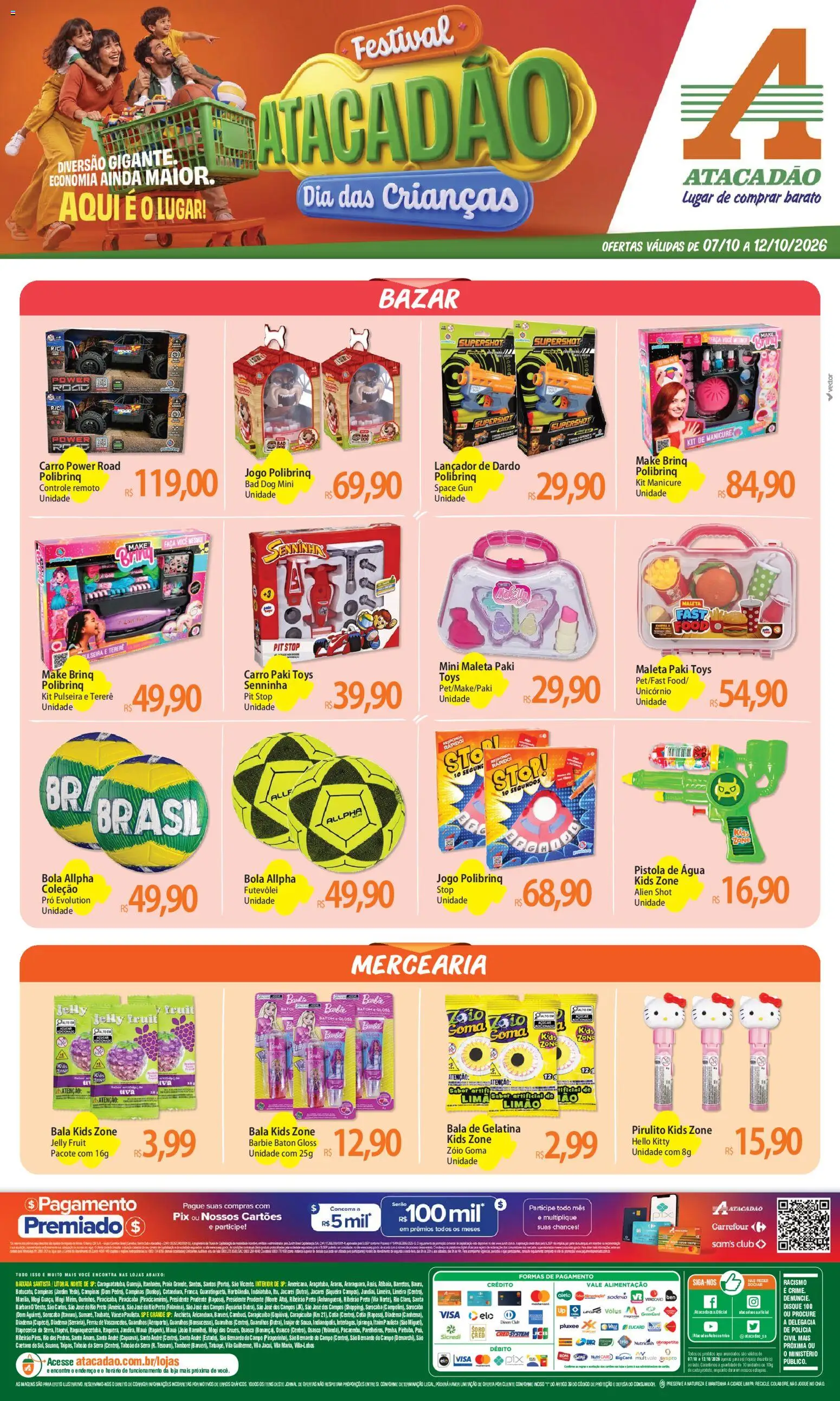 Pré-Visualização do folheto "Atacadão ofertas - SP" da loja Atacadão válido a partir de 07/10/2026