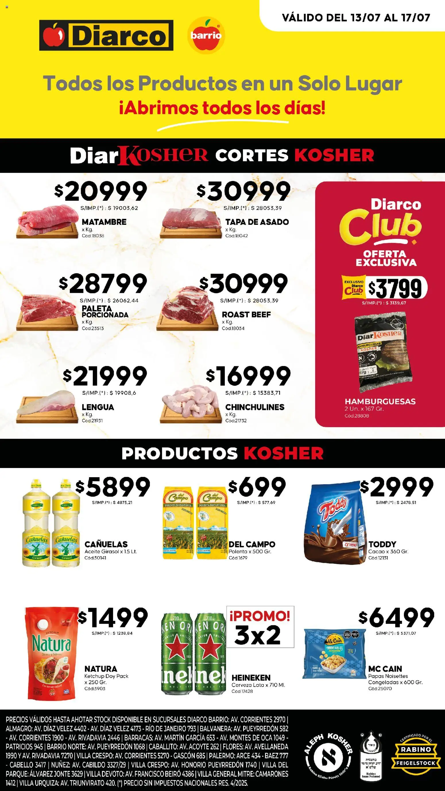 Vista previa del folleto de la tienda Diarco válido desde el 13/07/2026 