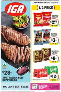 Preview of catalogue IGA catalogue Wynyard Station Sydney from shop IGA valid 16/09/2026