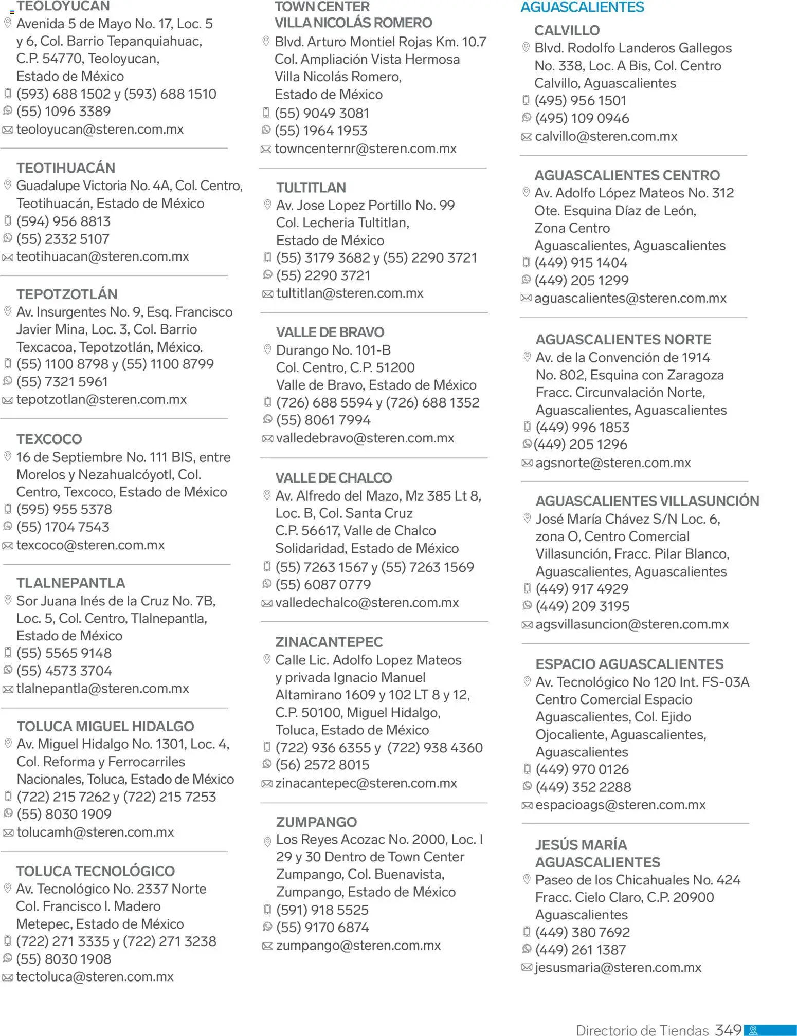 Vista previa las ofertas de la tienda Steren - Catálogo desde el 01/01/2026 