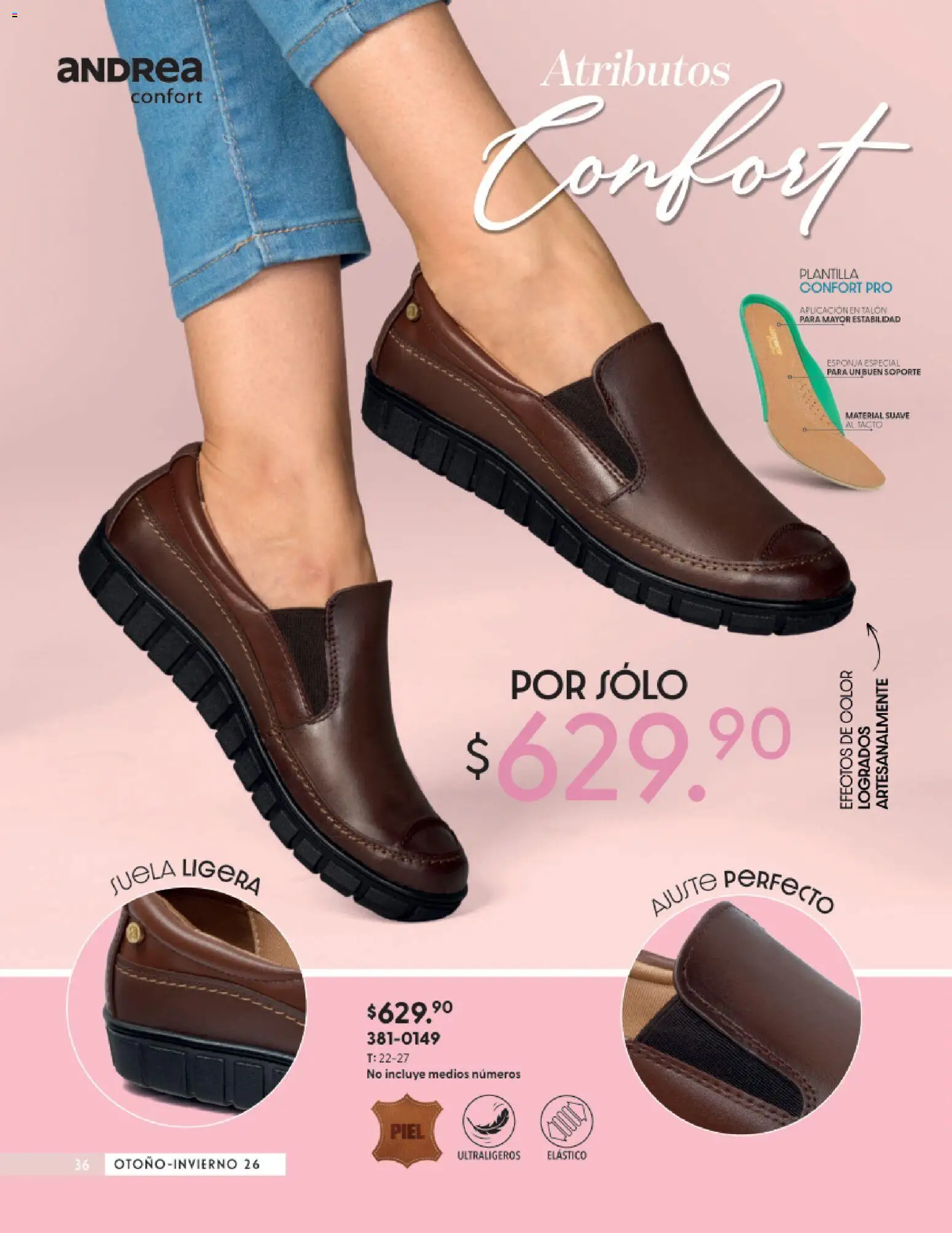 Vista previa las ofertas de la tienda Andrea - Andrea catálogo Calzado Confort desde el 23/08/2026 