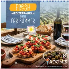 Preview of leaflet Adonis flyer - Fresh Mediterranean from shop Adonis is valid from Jul 30, 2026