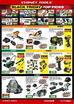 Preview of catalogue Sydney Tools Black Friday from shop Sydney Tools valid 29/10/2026