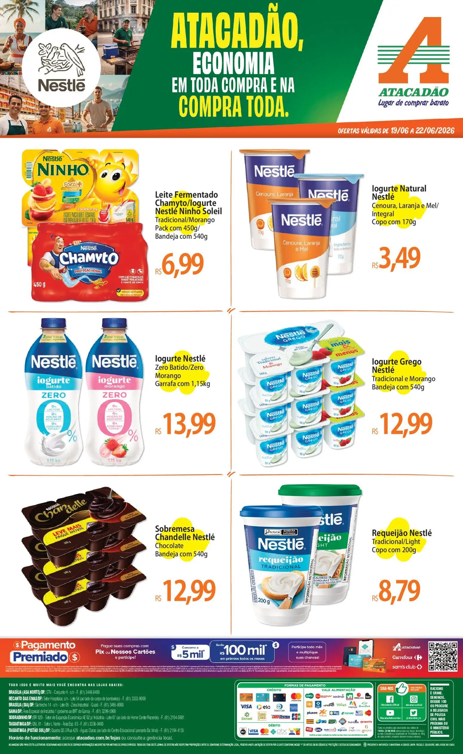 Pré-Visualização do folheto "Atacadão ofertas - DF" da loja Atacadão válido a partir de 19/06/2026