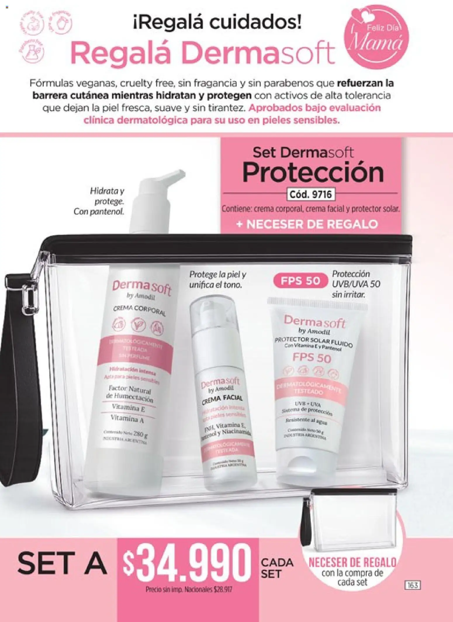 Vista previa del folleto de la tienda Amodil válido desde el 07/08/2026 - Protector solar, Neceser, Uva, Crema, Fragancia, Crema facial