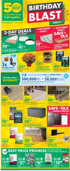 Preview of leaflet Kent weekly flyer / circulaire from shop Kent is valid from Sep 17, 2026