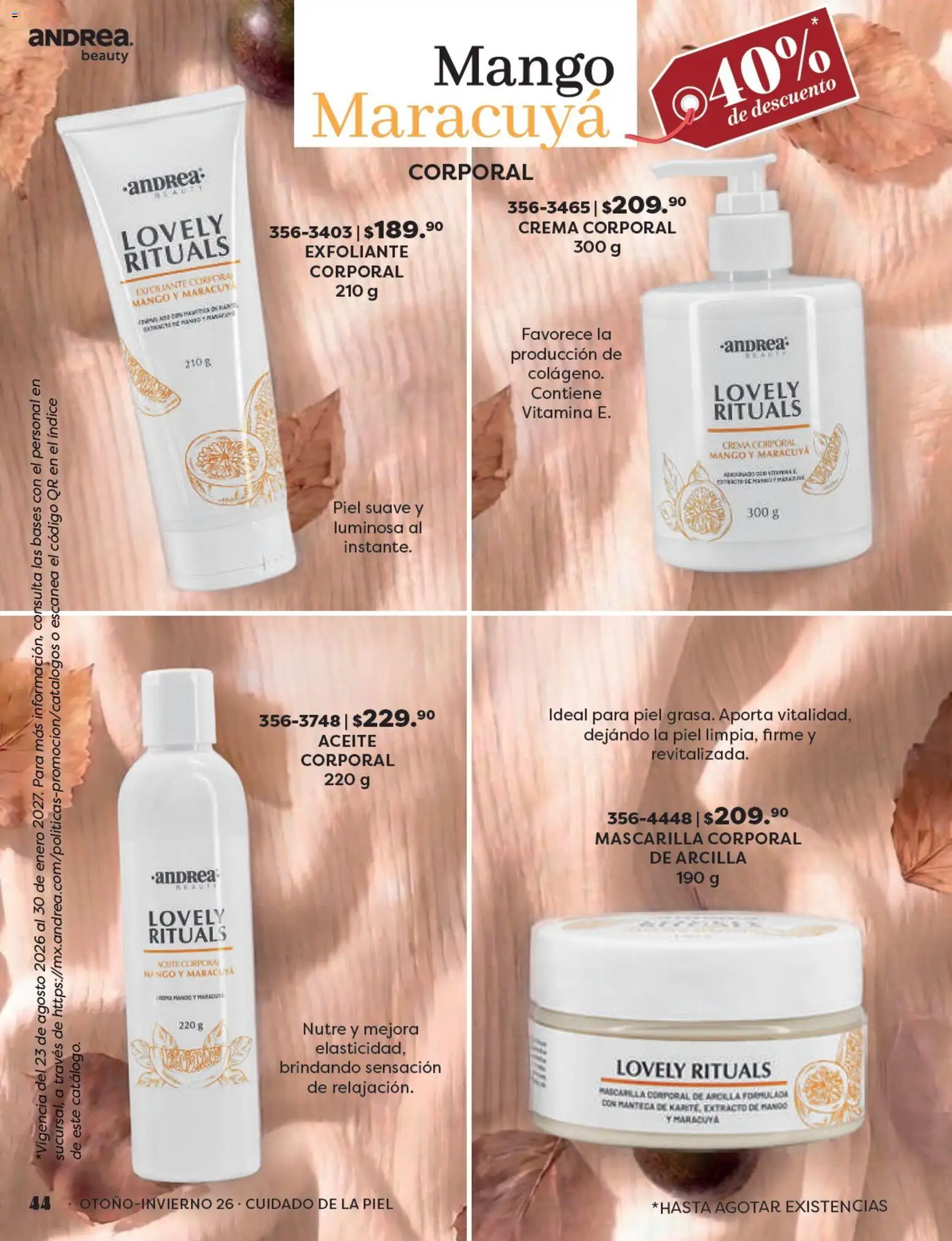 Vista previa las ofertas de la tienda Andrea - Andrea catálogo Beauty desde el 23/08/2026 