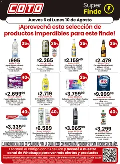 Vista previa del folleto de la tienda Coto válido desde el 06/08/2026 
