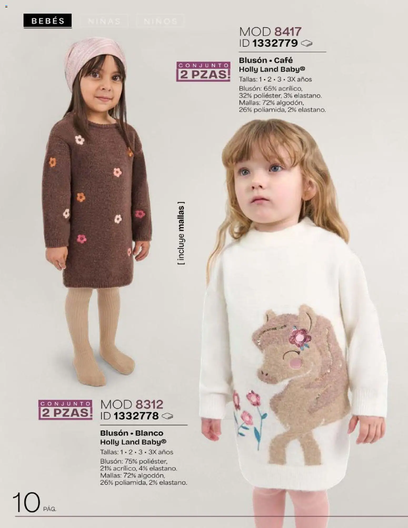 Vista previa las ofertas de la tienda Price Shoes - Price Shoes catálogo Kids desde el 01/10/2026 - Café, Mallas, Algodón, Conjunto