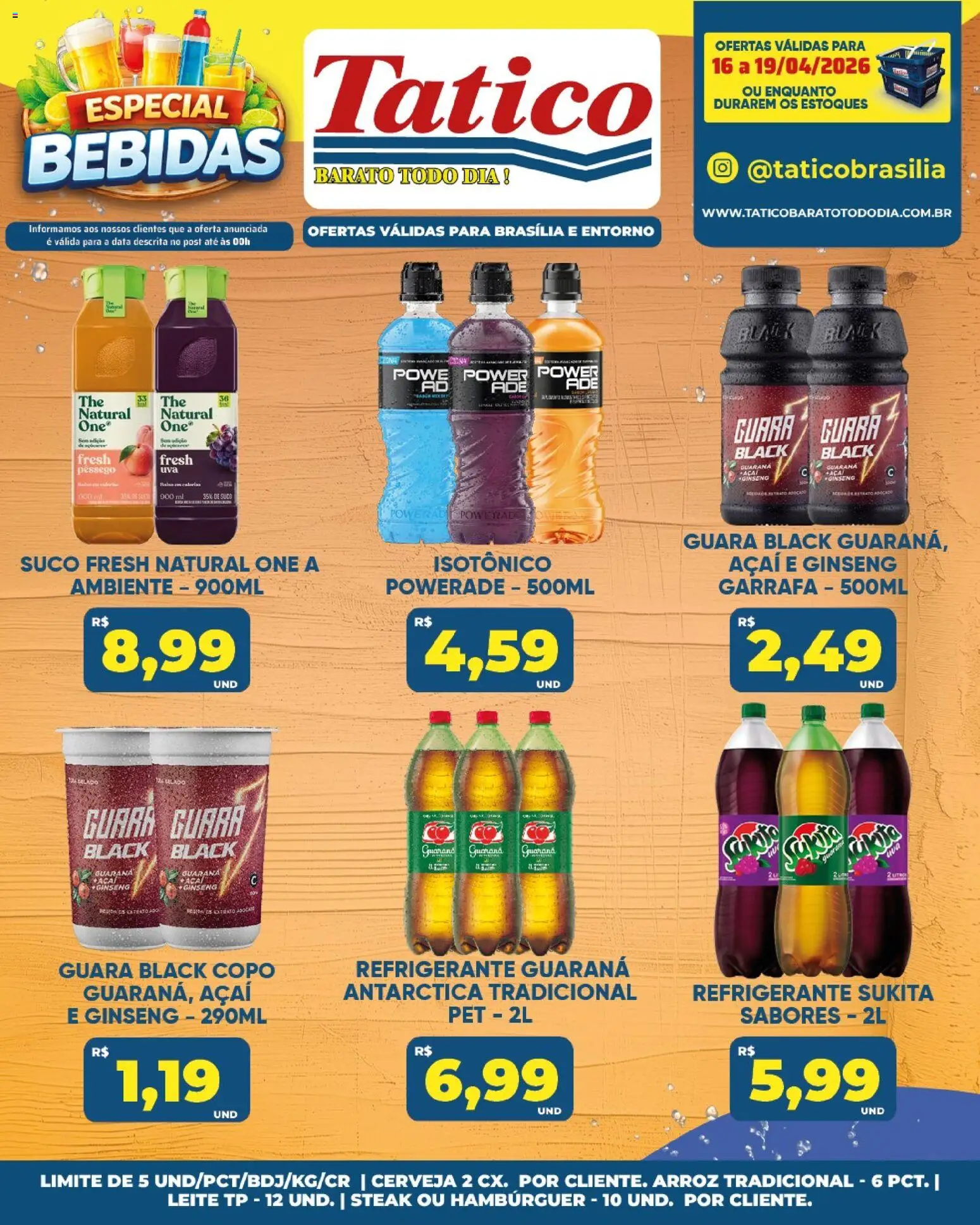 Pré-Visualização do folheto "Tatico ofertas Fim de Semana" da loja Tatico válido a partir de 16/04/2026