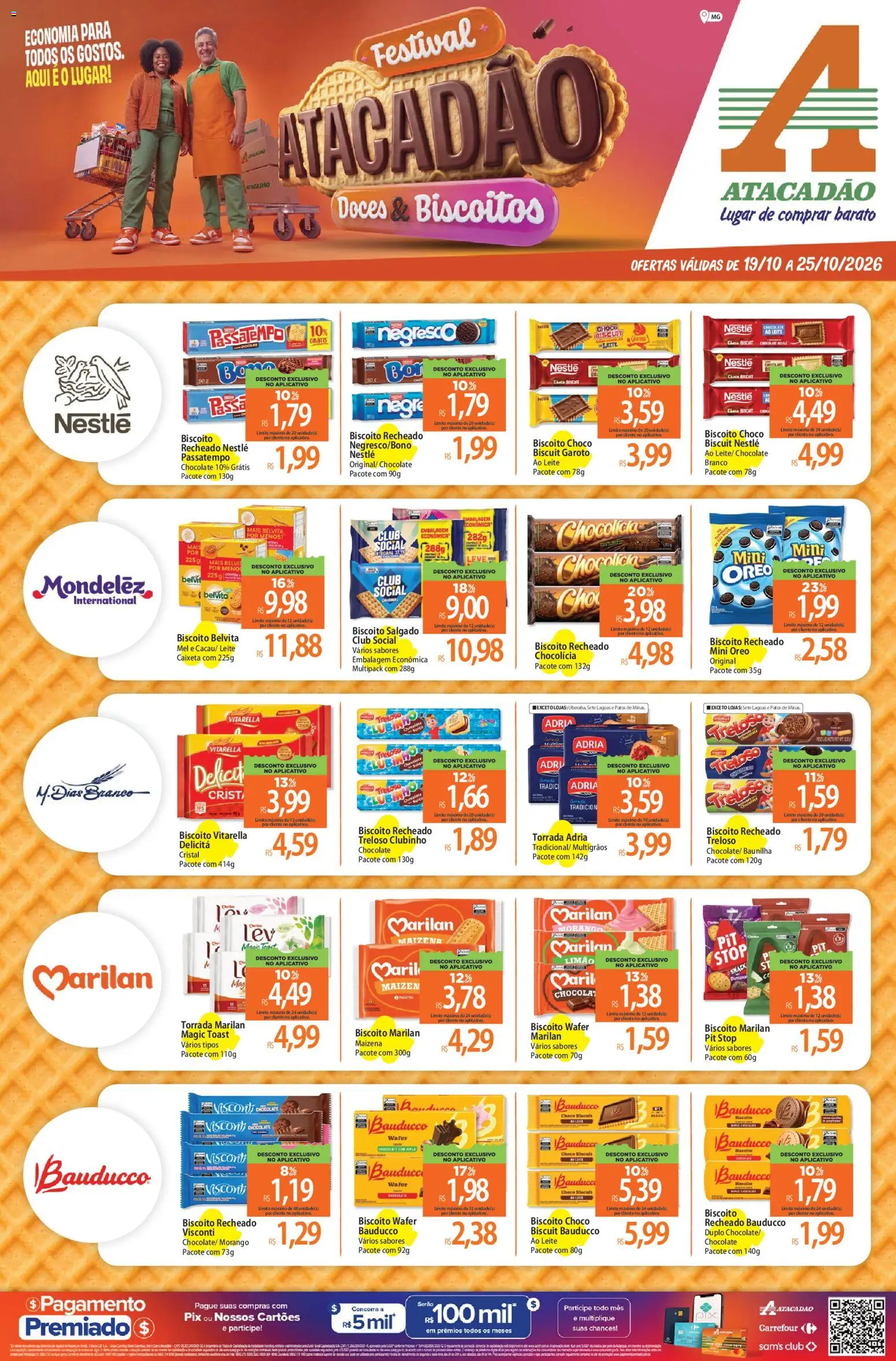 Pré-Visualização do folheto "Atacadão ofertas - MG" da loja Atacadão válido a partir de 19/10/2026