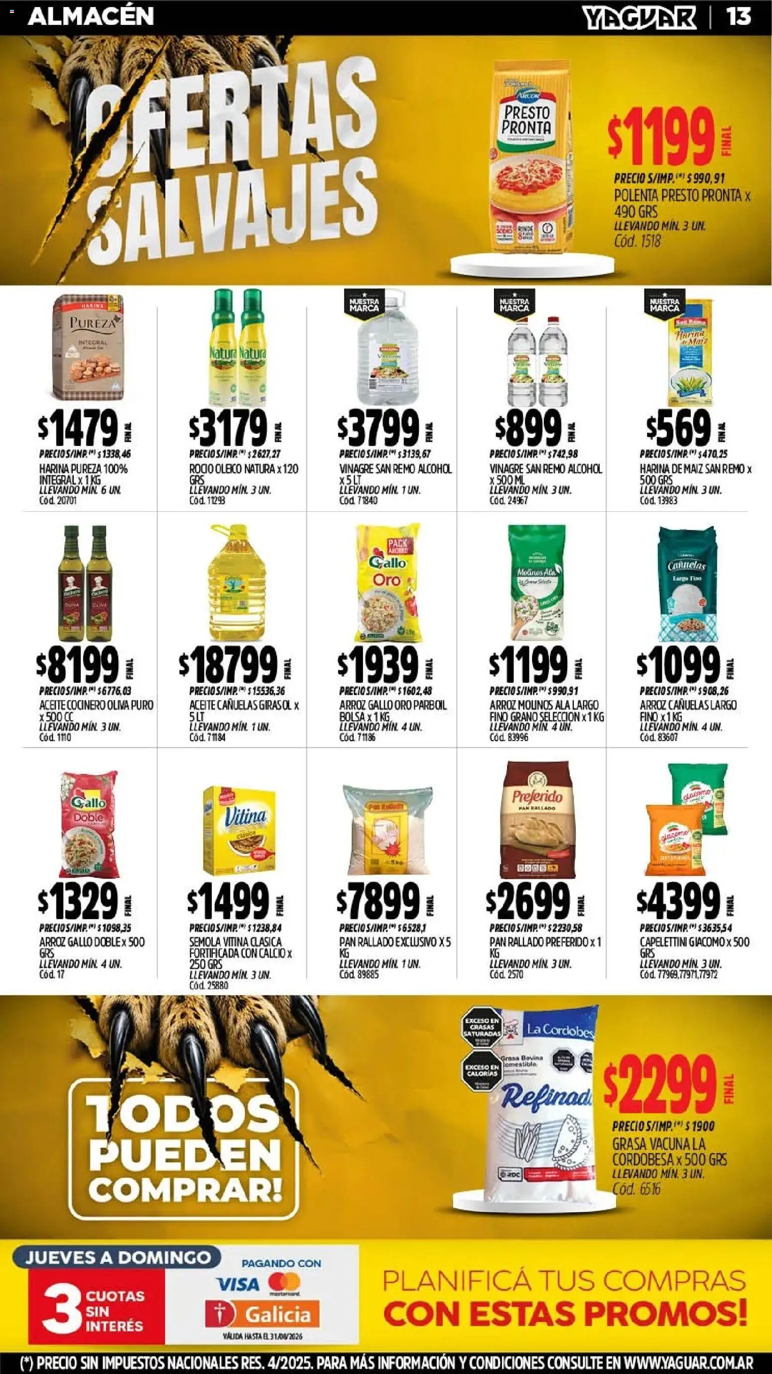 Vista previa del folleto de la tienda Yaguar válido desde el 03/08/2026 