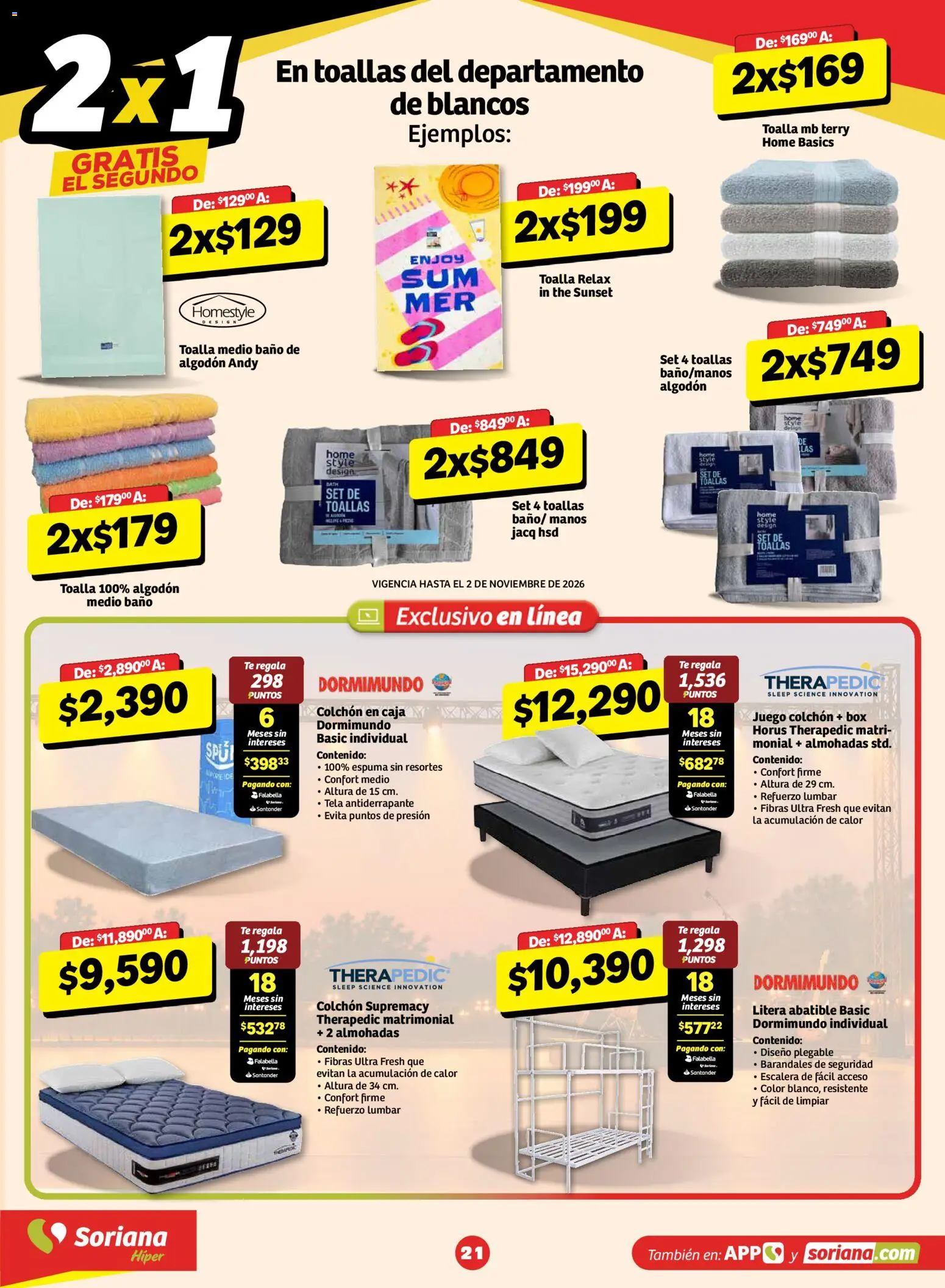 Vista previa las ofertas de la tienda Soriana - Soriana Buen Fest desde el 30/10/2026 