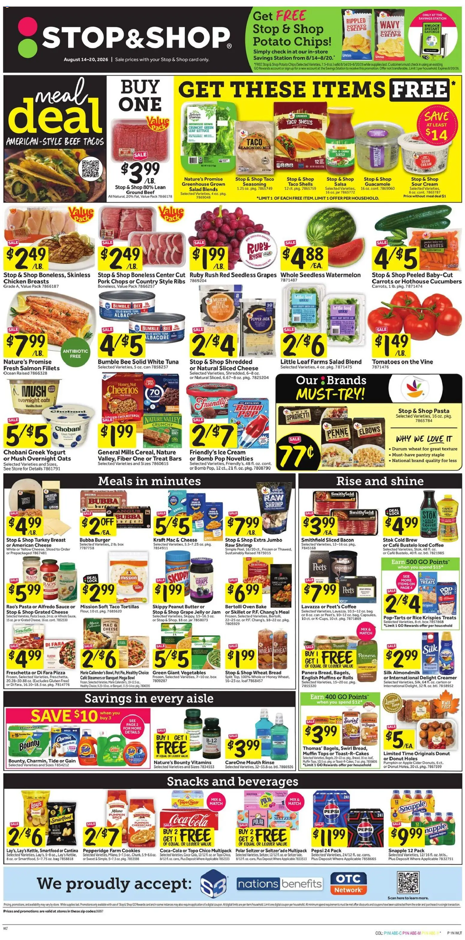 Ad Preview of Stop & Shop Stop & Shop Weekly Circular - CT from 08/14/2026