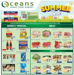 Preview of leaflet Oceans weekly flyer / circulaire from shop Oceans is valid from Jul 10, 2026