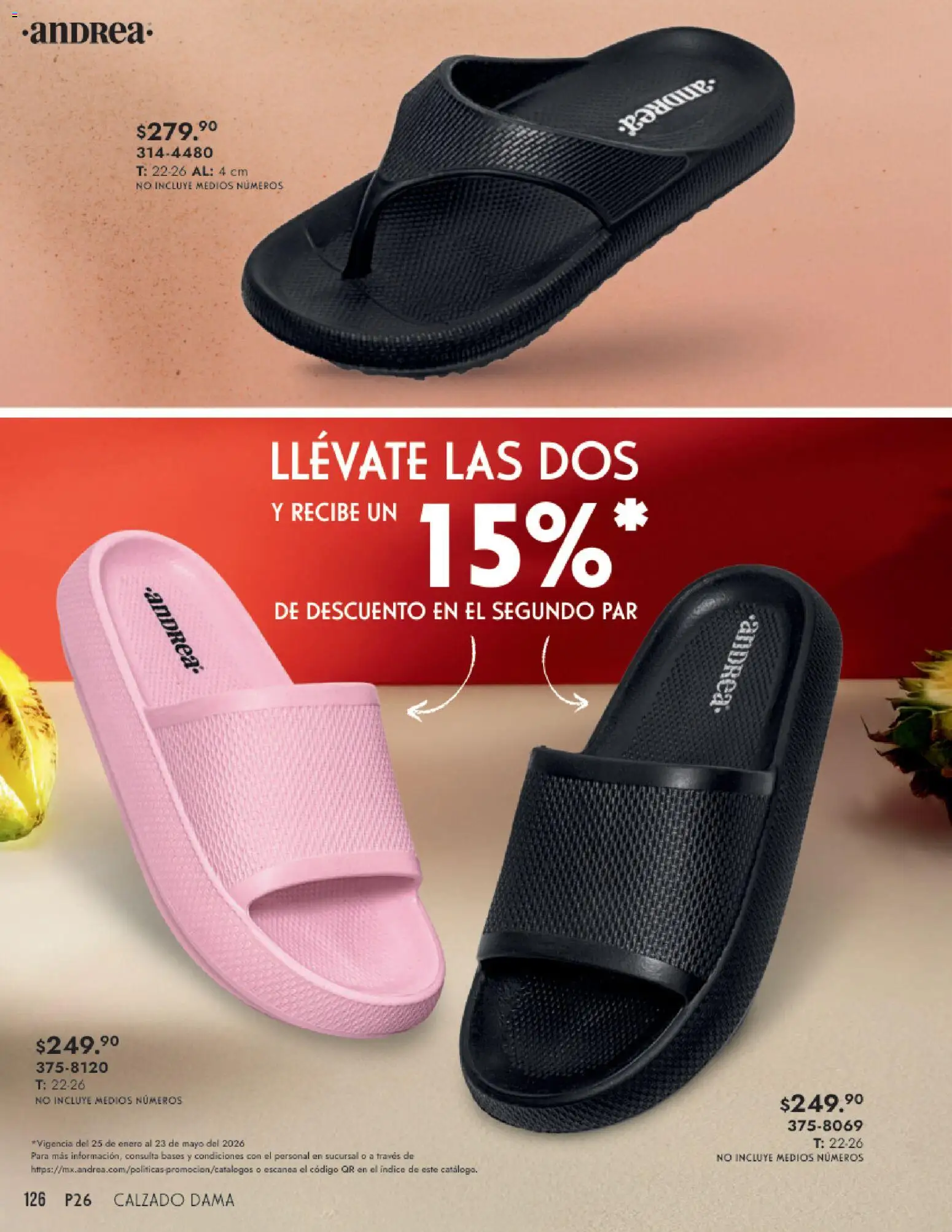 Vista previa las ofertas de la tienda Andrea - Catálogo Calzado Dama desde el 25/01/2026 