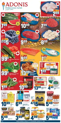 Preview of leaflet Adonis weekly flyer from shop Adonis is valid from Aug 06, 2026