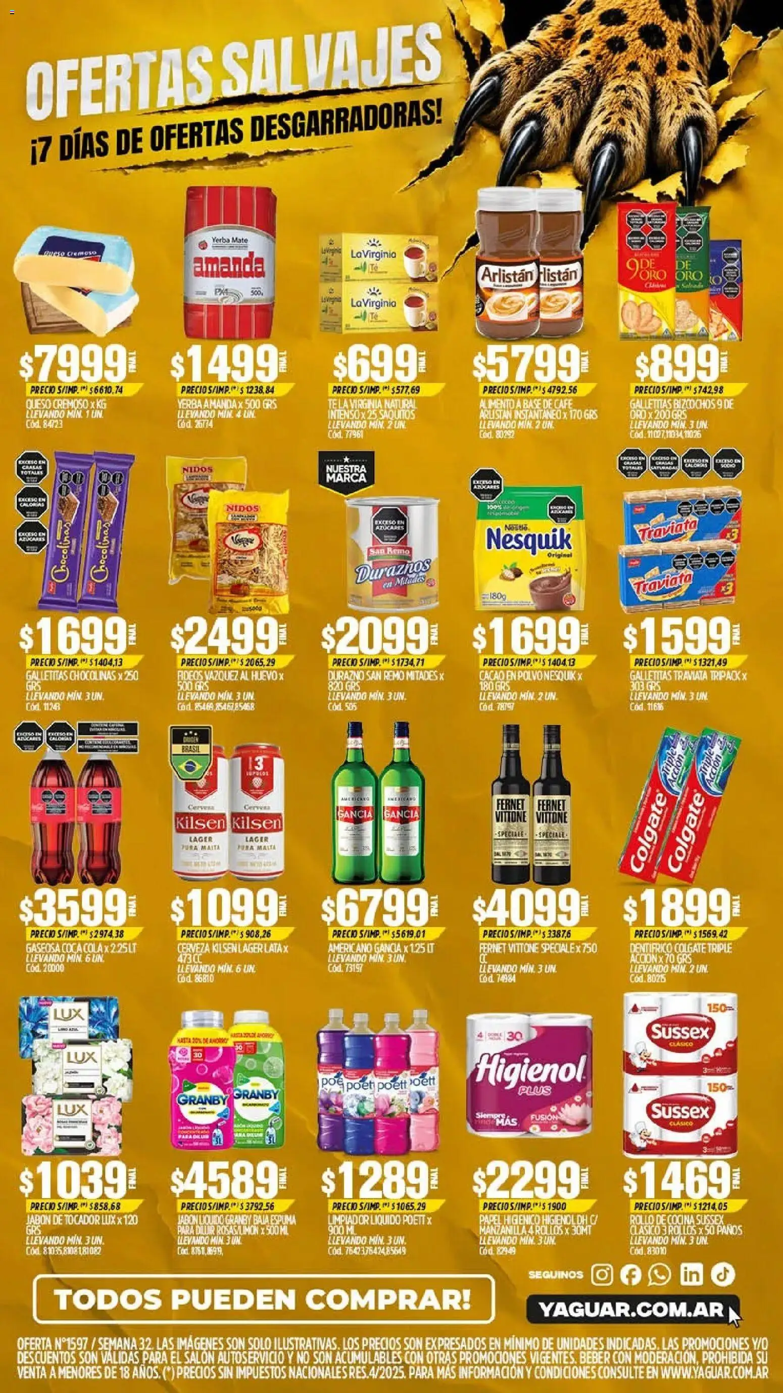 Vista previa del folleto de la tienda Yaguar válido desde el 03/08/2026 