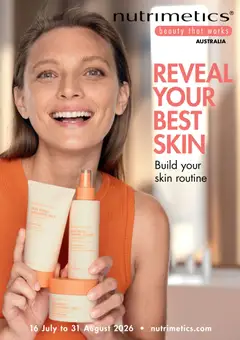 Preview of catalogue Nutrimetics Augut Brochure from shop Nutrimetics valid 16/07/2026
