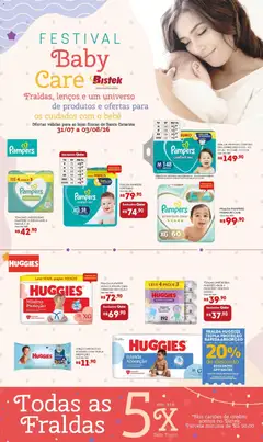 Pré-Visualização do folheto "Bistek Supermercados ofertas Festival Baby Care" da loja Bistek Supermercados válido a partir de 31/07/2026