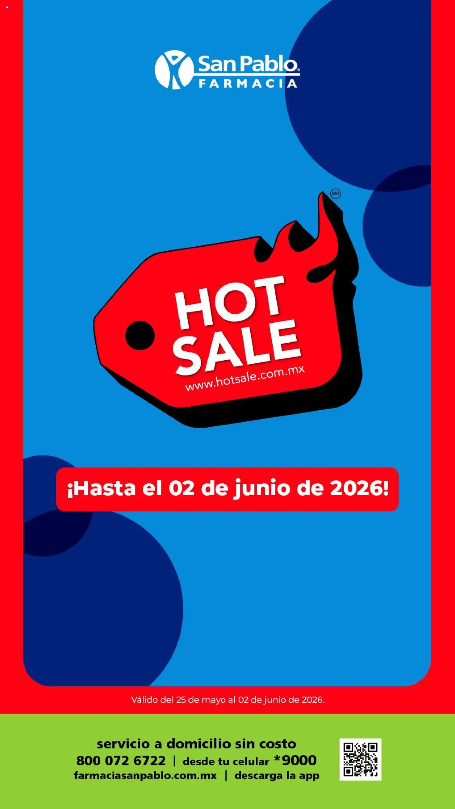 Vista previa las ofertas de la tienda Farmacia San Pablo - Farmacia San Pablo Hot Sale desde el 25/05/2026 