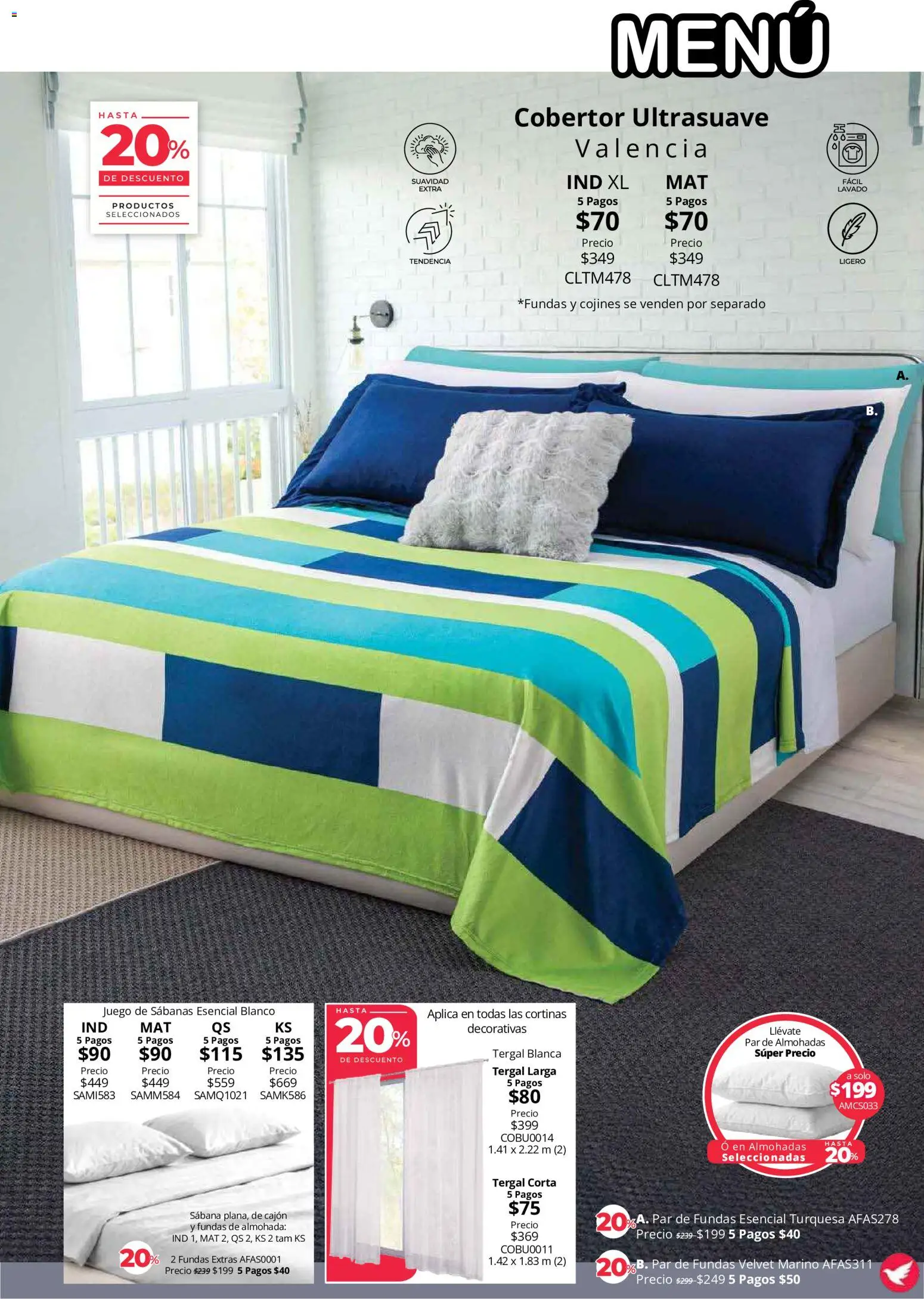Vista previa las ofertas de la tienda Colchas Concord - Colchas Concord catálogo Colección Cobertor desde el 01/08/2026 