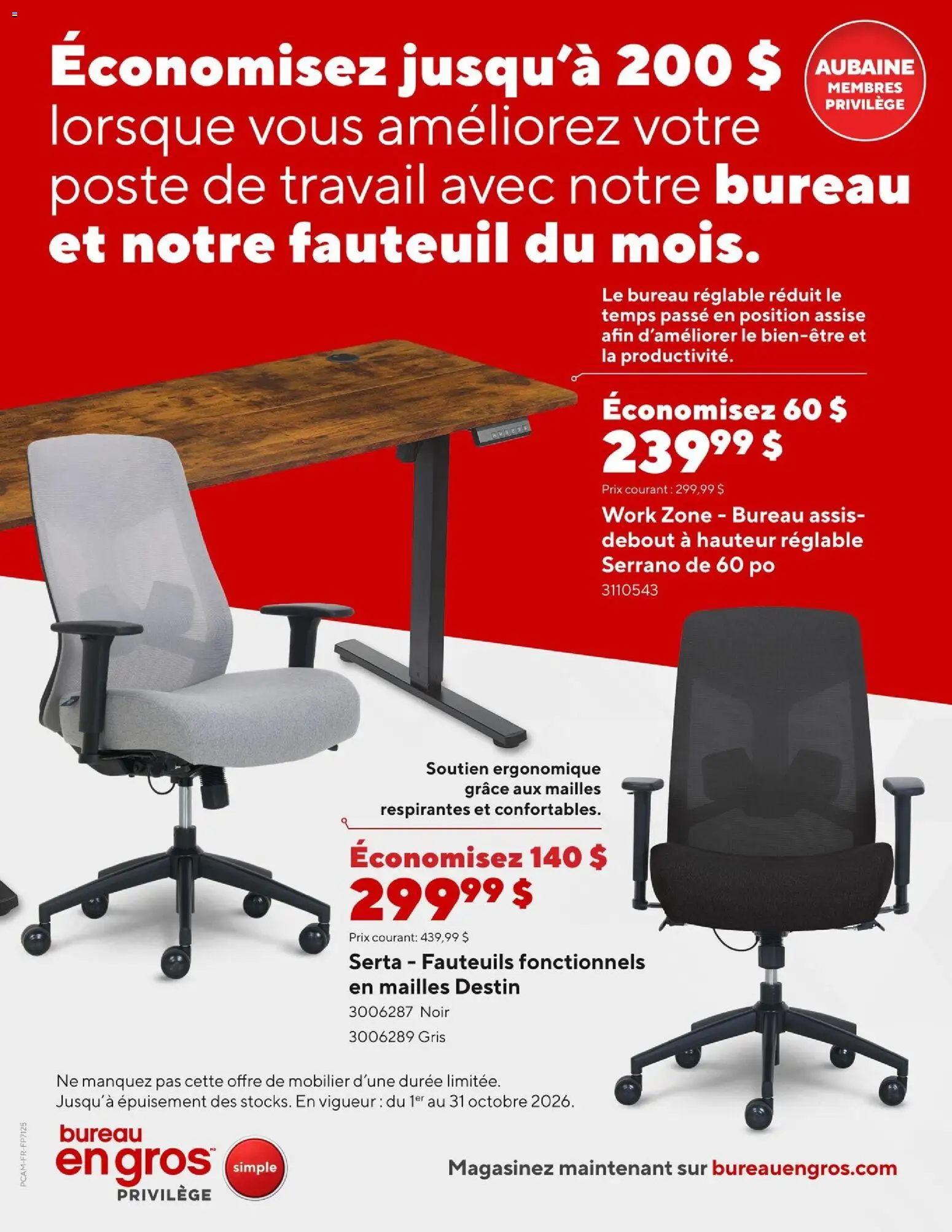Preview of leaflet Staples circulaire - Entreprises from shop Staples is valid from Oct 01, 2026