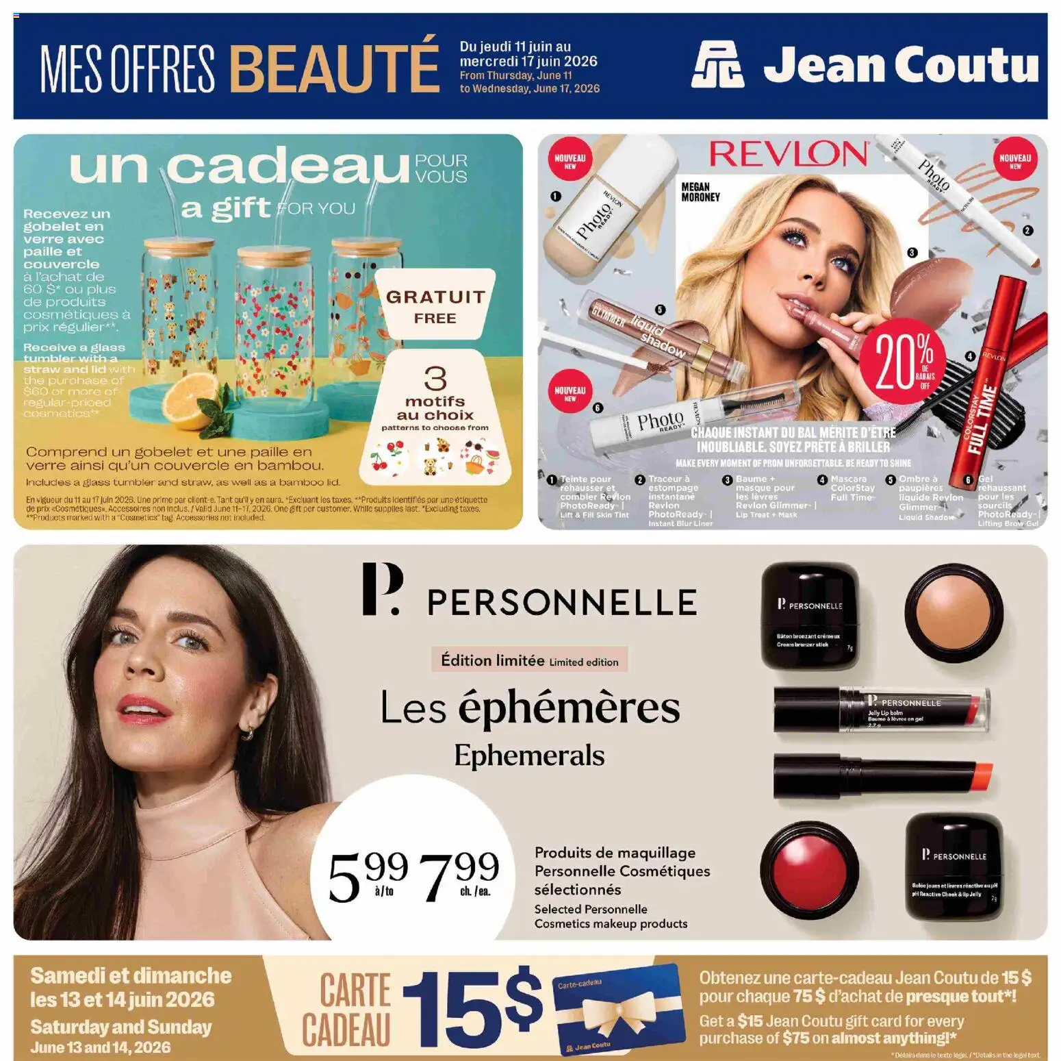 Preview of leaflet Jean Coutu - Mes Offres Beauté from shop Jean Coutu is valid from Jun 11, 2026