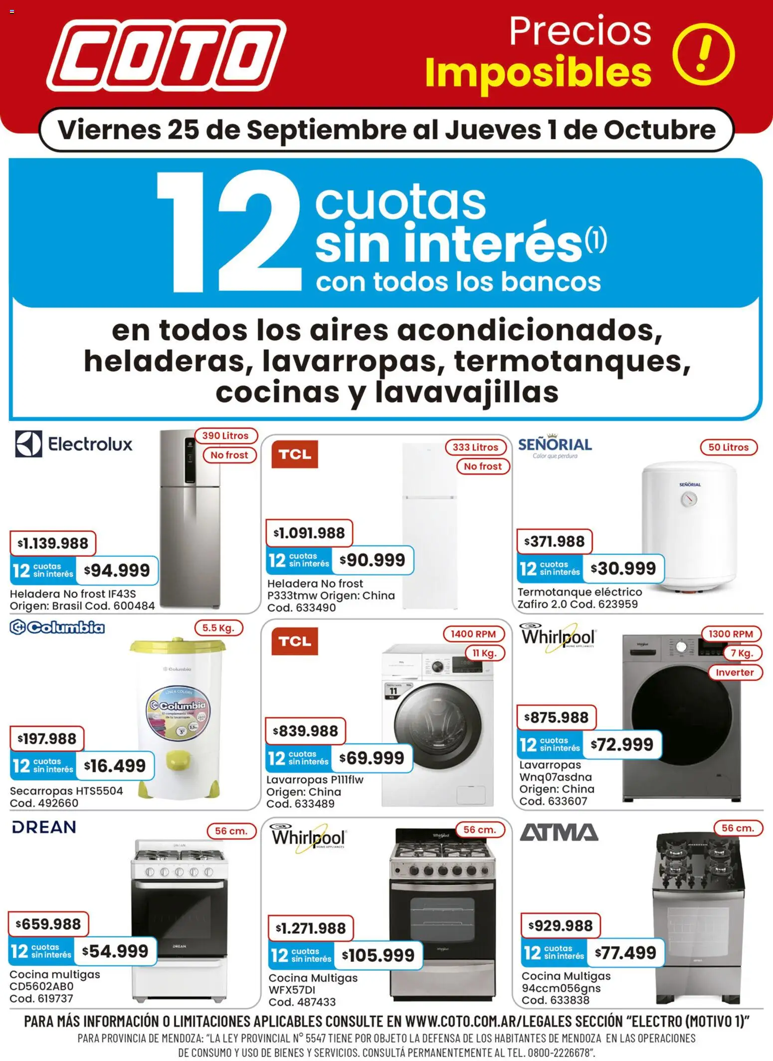 Vista previa del folleto de la tienda Coto válido desde el 25/09/2026 