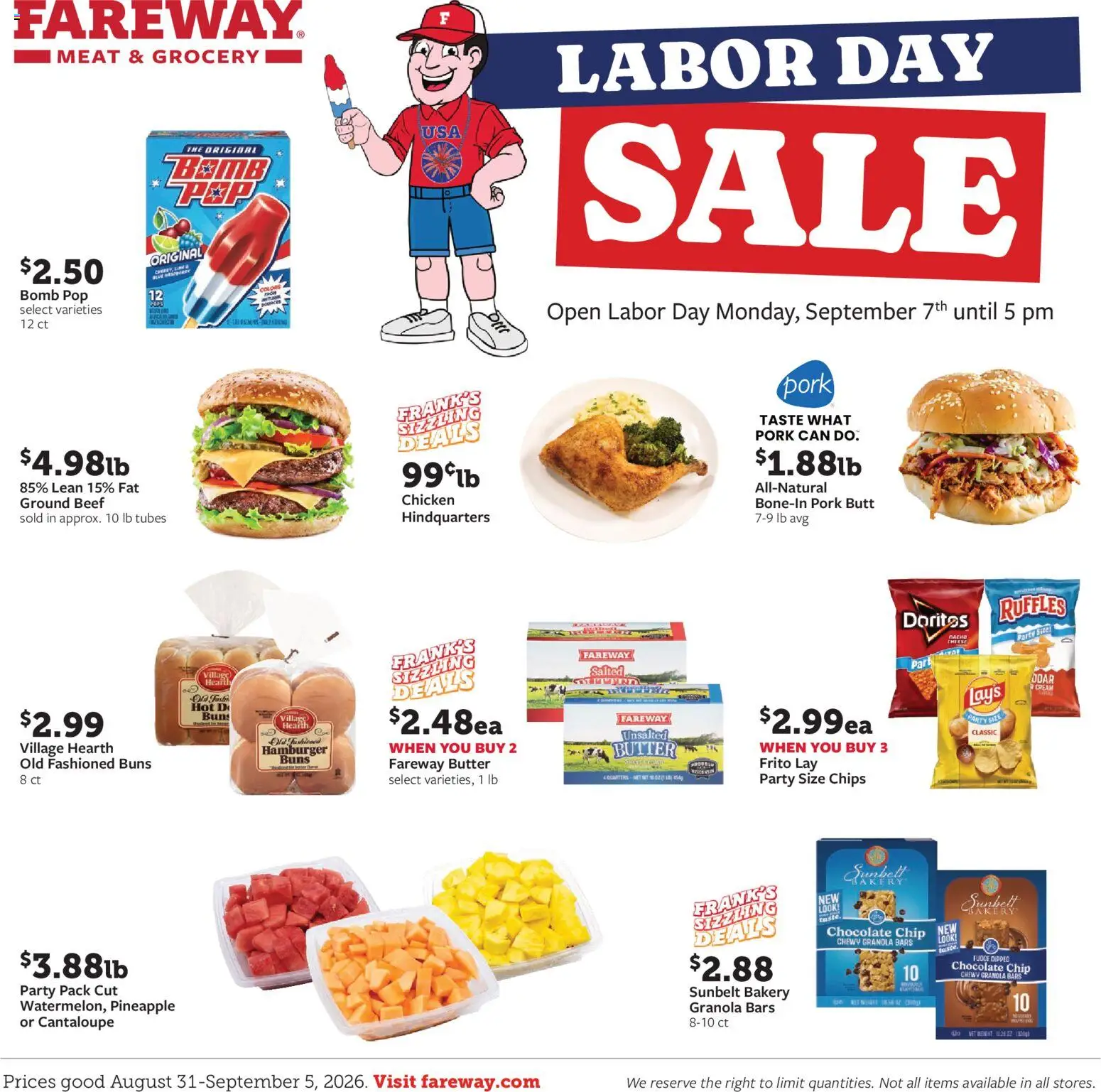 Ad Preview of Fareway Fareway Weekly Ad from 08/31/2026