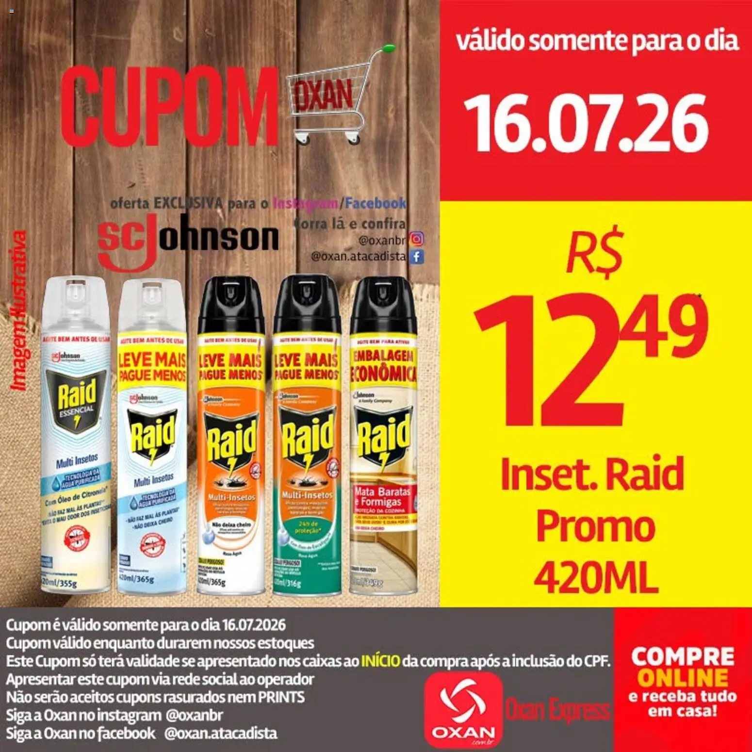 Pré-Visualização do folheto "Oxan Atacadista - Ofertas da semana" da loja Oxan Atacadista válido a partir de 16/07/2026