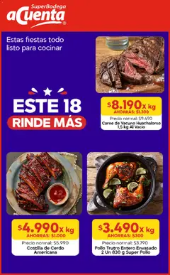 Folleto de la tienda Super Bodega aCuenta válido desde el 24.08.2026 